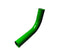 2003-2007 Cummins OEM Replacement Driver-side Intercooler Tube (PDC0307BT)-Intercooler Piping-Pusher-PDC0307BT_G-Dirty Diesel Customs