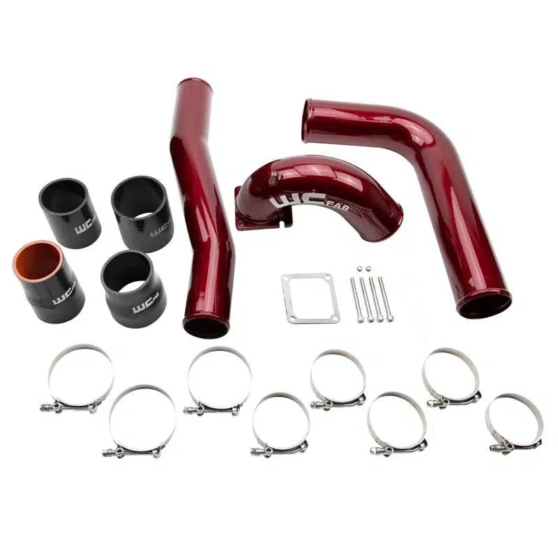2003-2007 Cummins Stage 1 Intake Bundle Kit (WCF100329)-Intake Kit-Wehrli Custom Fabrication-WCF100329-RED-Dirty Diesel Customs