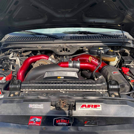 2003-2007 Powerstroke 4" Intake Kit (WCF100333)-Intake Kit-Wehrli Custom Fabrication-Dirty Diesel Customs