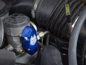 2003-2007 Powerstroke Adjustable Blue Spring Kit w/ Billet Housing (SD-FUELBLK-6.0-ADJ)-Blue Spring Kit-Sinister-Dirty Diesel Customs