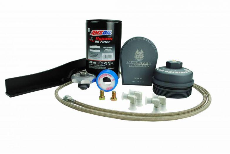 2003-2007 Powerstroke Bypass Oil Filter System (SD-EOF-6.0)-Bypass Oil Filter System-Sinister-Dirty Diesel Customs