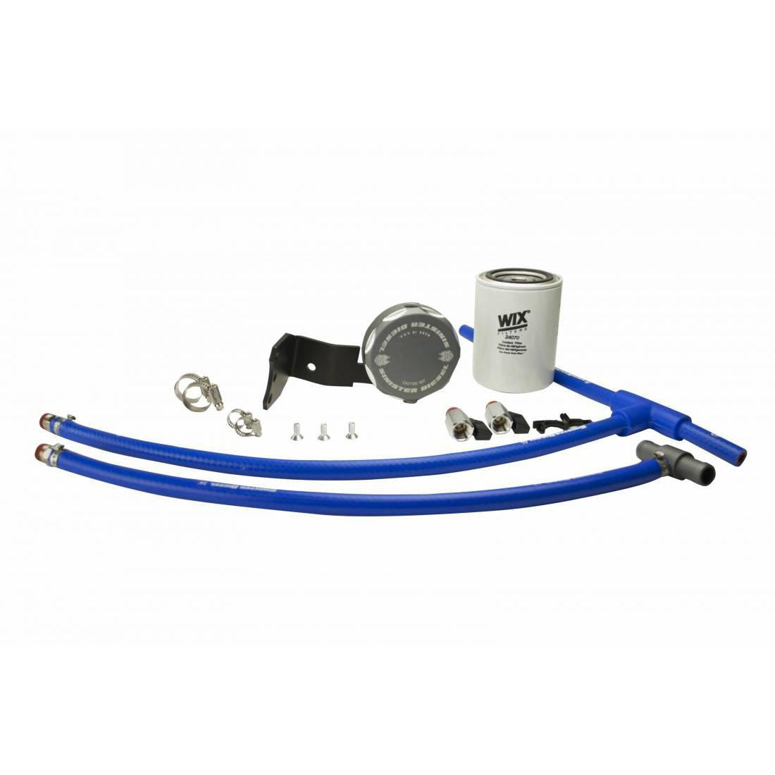 2003-2007 Powerstroke Coolant Filtration System Gray (SDG-6.0CF03-01-20)-Coolant Filtration System-Sinister-Dirty Diesel Customs