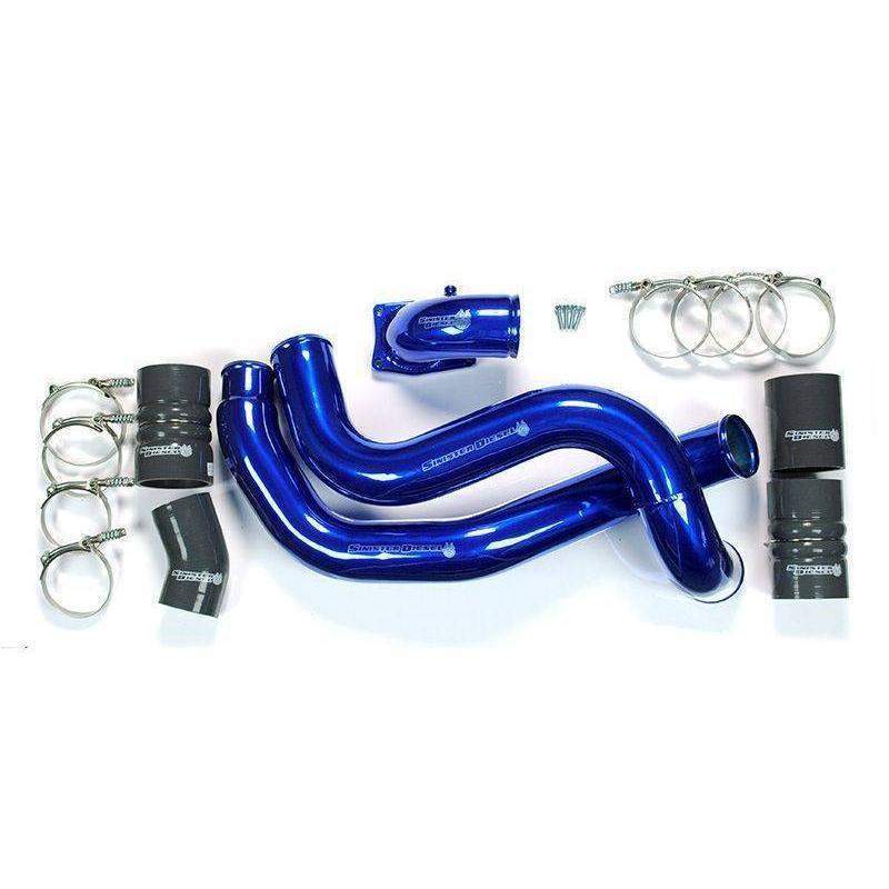 2003-2007 Powerstroke Intercooler Charge Pipe Kit w/Intake Elbow (SDG-INTRPIPE-6.0-IE-KIT)-Intercooler Piping-Sinister-Dirty Diesel Customs