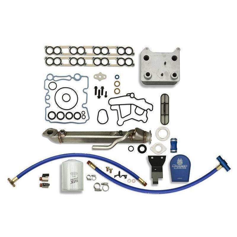 2003-2007 Powerstroke Solution Kit w/ Filter (SD-BS-6.0-EGRC-xC-CF)-Solution Package-Sinister-SD-BS-6.0-EGRC-SC-CF-Dirty Diesel Customs