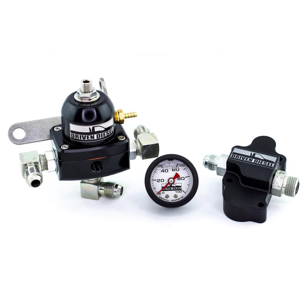 2003-2007 Powerstroke Standard Regulated Return Fuel System Kit (DD-60FS-STD-RRK-V2)-Fuel Return Kit-Strictly Diesel-Dirty Diesel Customs