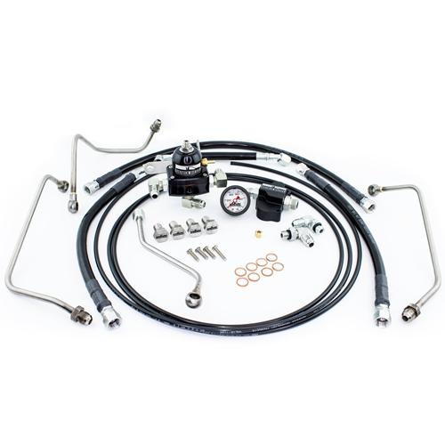 2003-2007 Powerstroke Standard Regulated Return Fuel System Kit (DD-60FS-STD-RRK-V2)-Fuel Return Kit-Strictly Diesel-Dirty Diesel Customs
