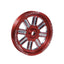 2003-2018 Cummins Dual Pump Spoke Pulley (FPE-34211-BLK-SPK)-Dual Pump Pulleys-Fleece Performance-FPE-34211-RED-SPK-Dirty Diesel Customs