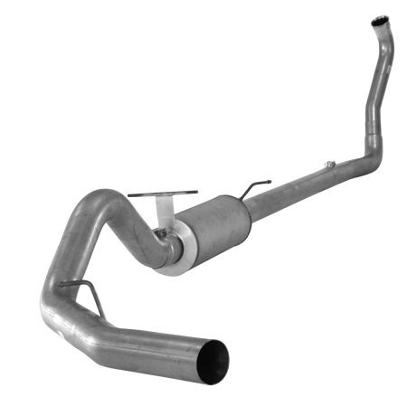 2003.5-2007 Powerstroke 4" Turbo Back Exhaust System w/ Muffler (FLO-524)-Turbo Back Exhaust System-Flo-Pro-FLO-524-Dirty Diesel Customs