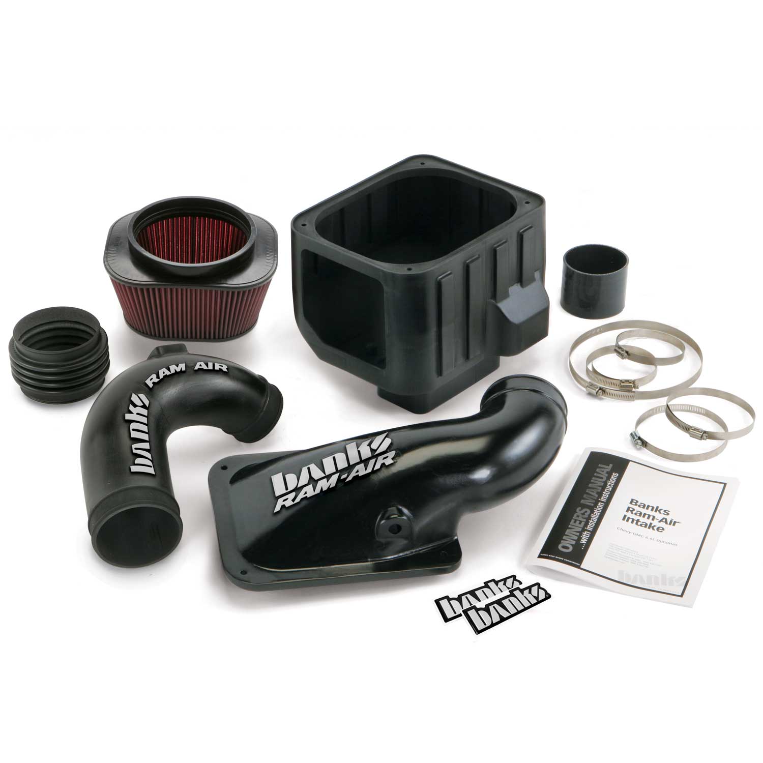 2004-2005 Duramax Cold Air Intake Kit (42135)-Intake Kit-Banks Power-42135-Dirty Diesel Customs