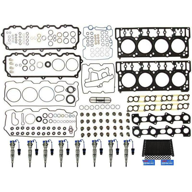 2004.5-2006 Powerstroke Injector Package w/18mm Head Gaskets (SD-INJPKG-6.0-18)-Performance Injectors-Sinister-Dirty Diesel Customs