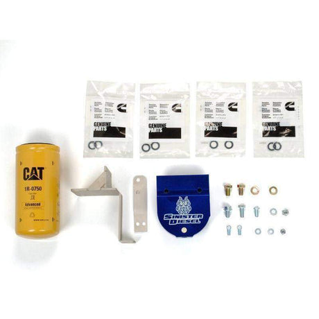 2004.5-2007 Cummins CAT Fuel Filter Adapter Kit (SD-CAT-CUMN)-Fuel Filter Adapter-Sinister-Dirty Diesel Customs