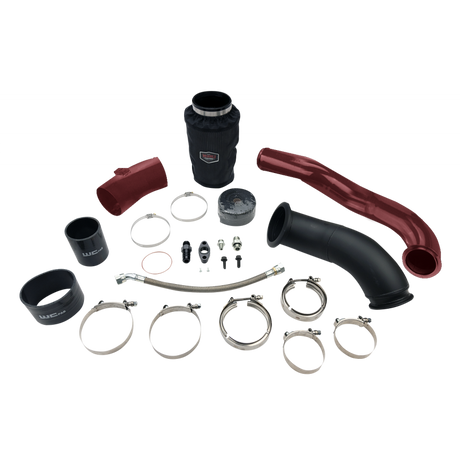2004.5-2007 Cummins S300 High Mount 2nd Gen Swap Kit (WCF100475)-Turbo Install Kit-Wehrli Custom Fabrication-WCF100475-RED-Dirty Diesel Customs