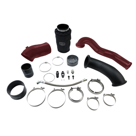 2004.5-2007 Cummins S400 High Mount 2nd Gen Swap Kit (WCF100486)-Turbo Install Kit-Wehrli Custom Fabrication-WCF100486-RED-Dirty Diesel Customs