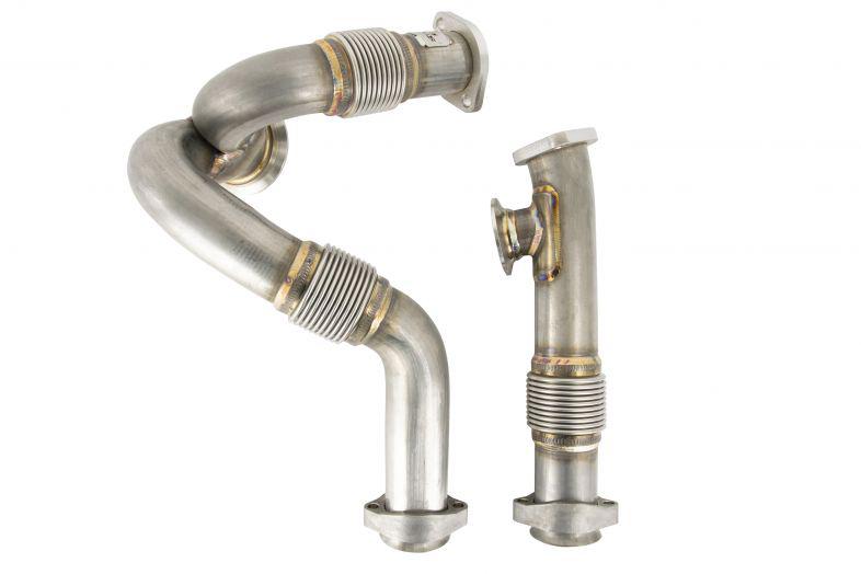 2004.5-2007 Powerstroke Y-Pipes (SD-6.0YP04.5)-Y-Pipes-Sinister-Dirty Diesel Customs