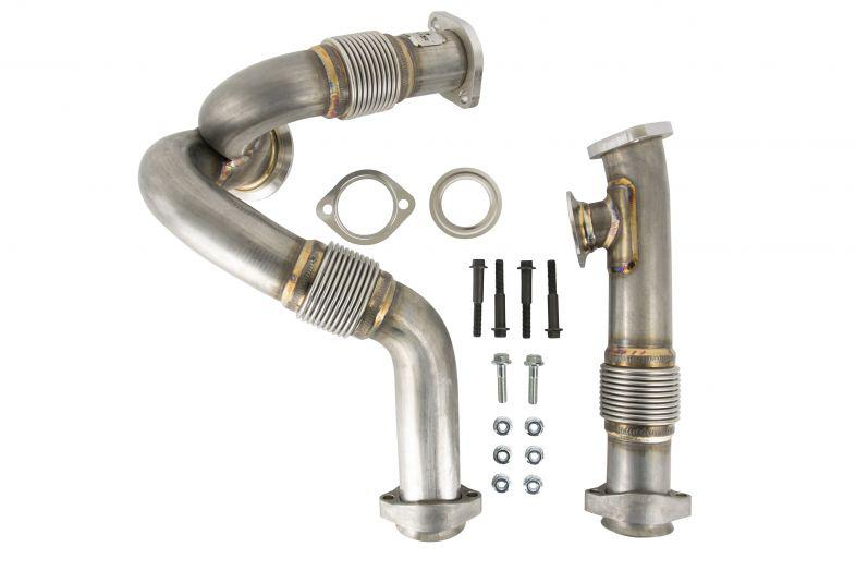 2004.5-2007 Powerstroke Y-Pipes (SD-6.0YP04.5)-Y-Pipes-Sinister-Dirty Diesel Customs