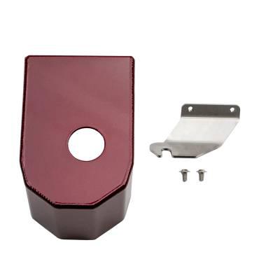 2004.5-2021 Cummins Brake Master Cylinder Reservoir Cover (WCF100209)-Master Cylinder Cover-Wehrli Custom Fabrication-WCF100209-RED-Dirty Diesel Customs