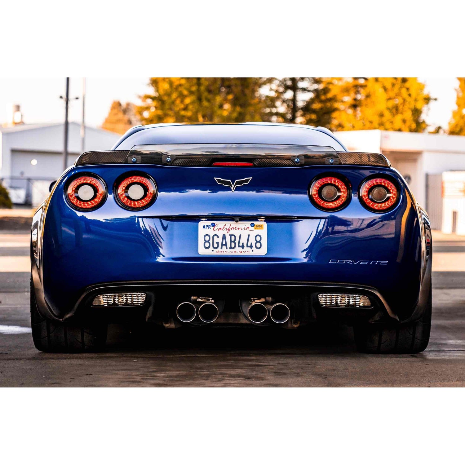 2005-2013 Chevrolet Corvette XB LED Smoked Tail Lights (LF466)-Tail Lights-Morimoto-Dirty Diesel Customs