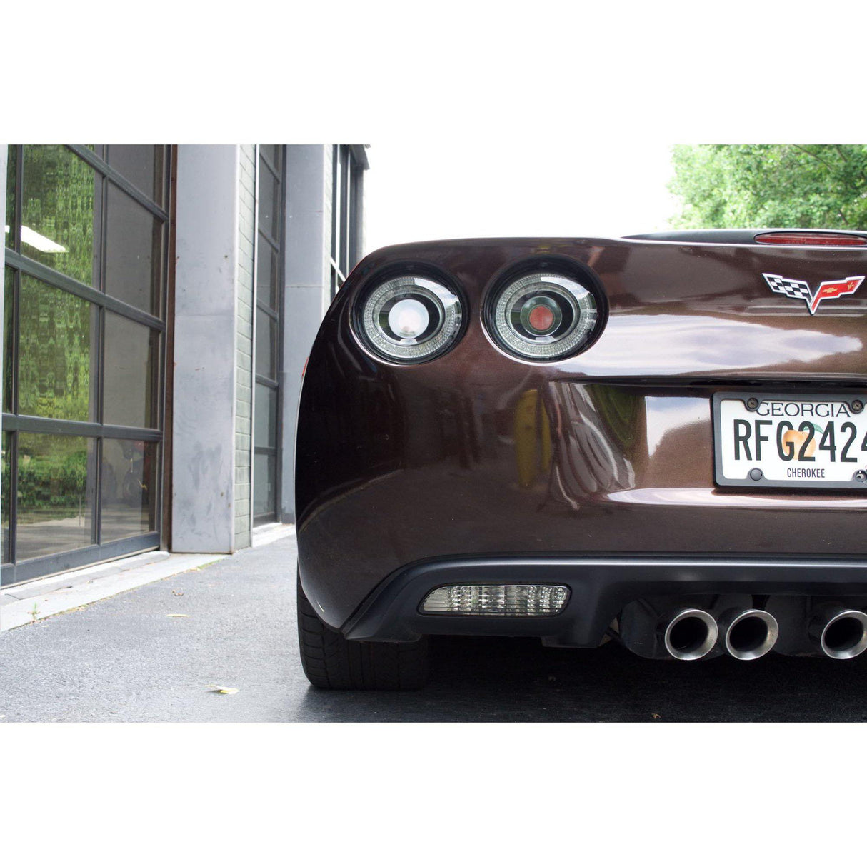 2005-2013 Chevrolet Corvette XB LED Smoked Tail Lights (LF466)-Tail Lights-Morimoto-Dirty Diesel Customs