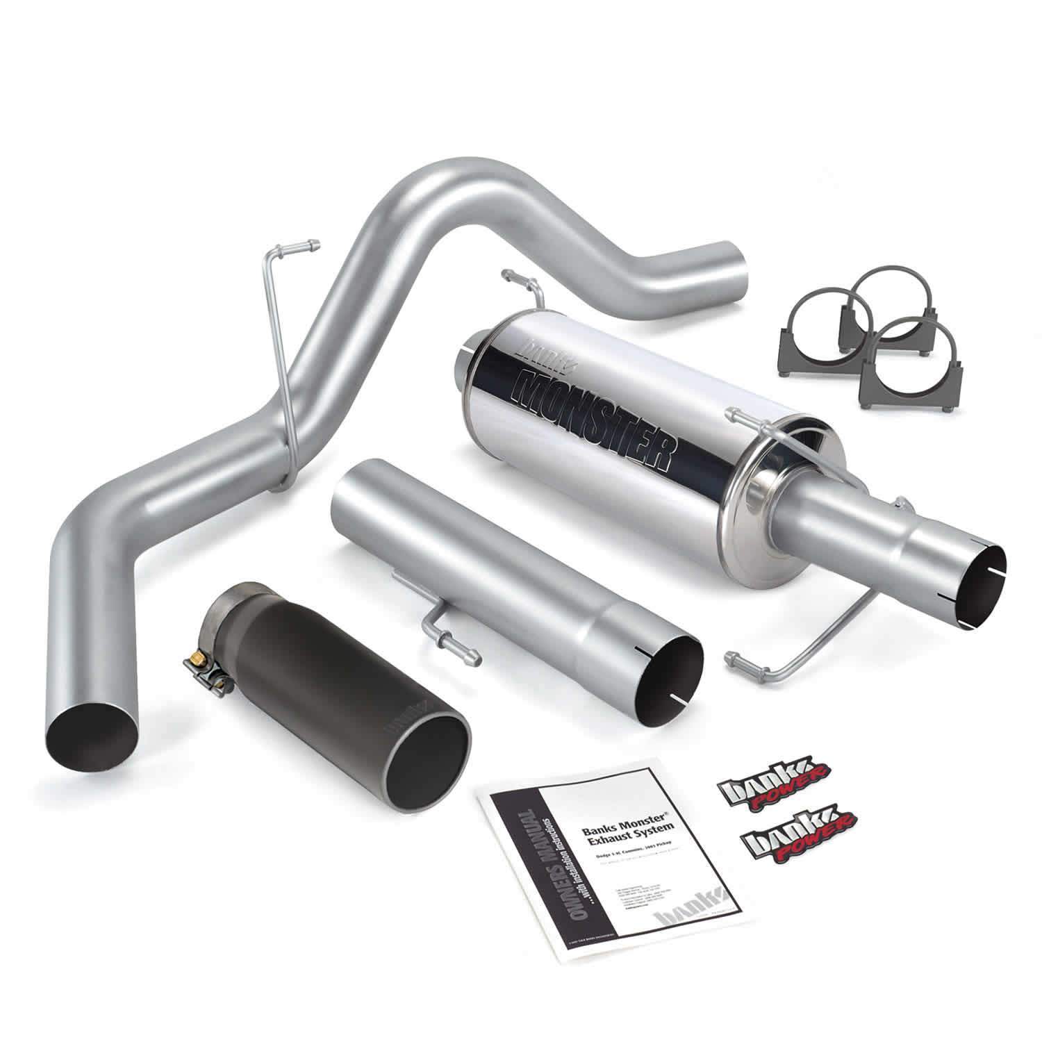2006-2007 Cummins Exhaust System Kit (48708)-Exhaust System Kit-Banks Power-48708-B-Dirty Diesel Customs