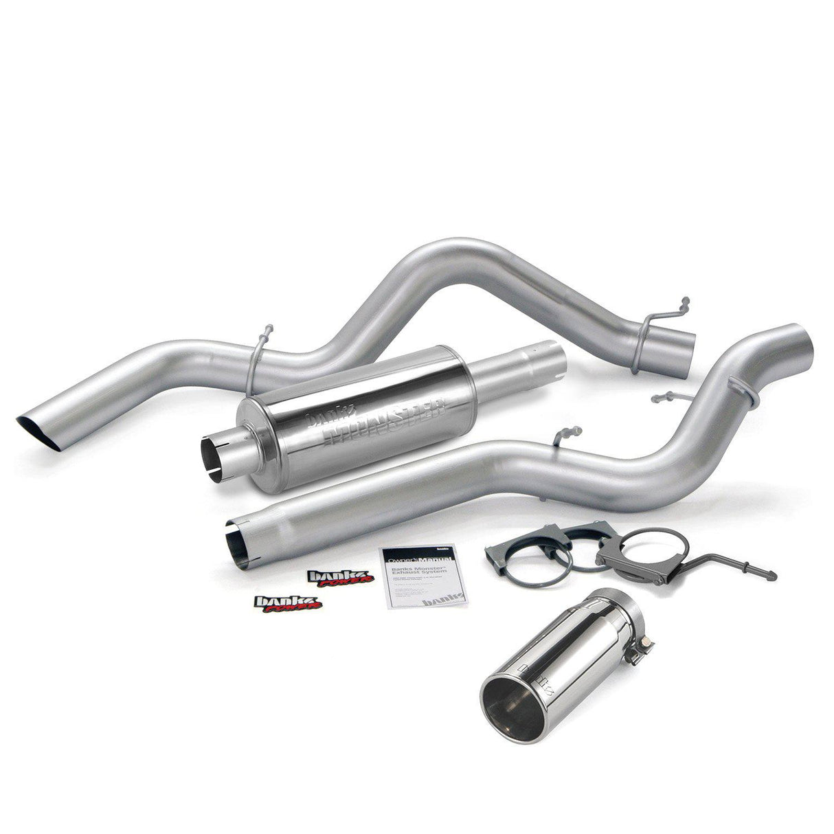 2006-2007 Duramax Exhaust System Kit - CCLB (48941)-Exhaust System Kit-Banks Power-48941-Dirty Diesel Customs