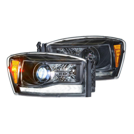 2006-2008 Cummins XB Hybrid LED Headlights (garage-sale-LF558)-Headlights-Morimoto-Dirty Diesel Customs