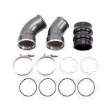 2006-2010 Duramax 3.5" Passenger Cold Side Intercooler Pipe Kit (WCF100367)-Intercooler Kit-Wehrli Custom Fabrication-Dirty Diesel Customs