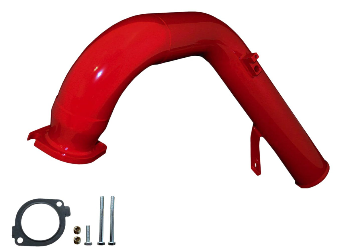 2006-2010 Duramax HD Passenger Side Charge Tube (PGD0610BT)-Intercooler Piping-Pusher-Dirty Diesel Customs