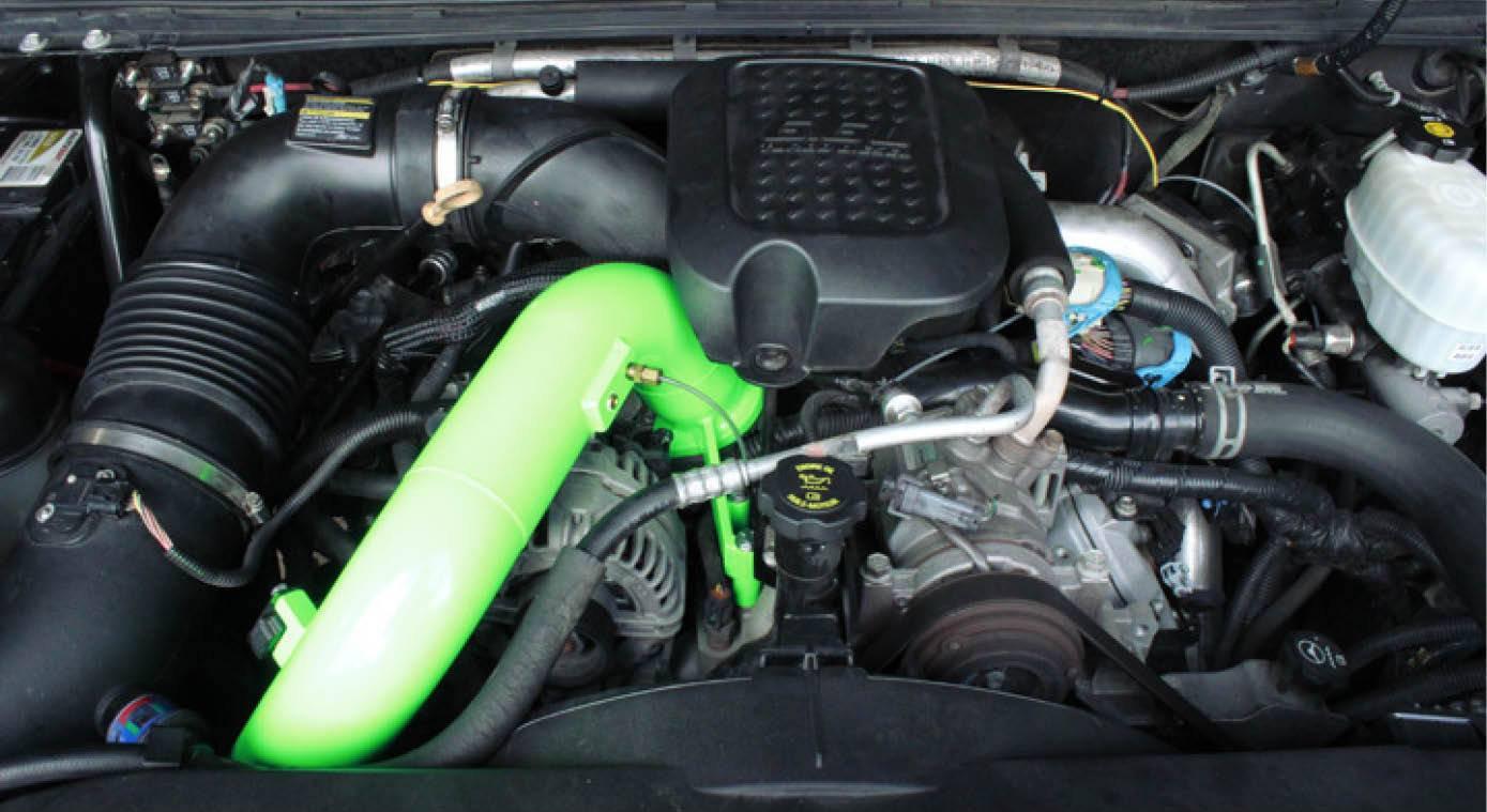 2006-2010 Duramax HD Passenger Side Charge Tube (PGD0610BT)-Intercooler Piping-Pusher-Dirty Diesel Customs