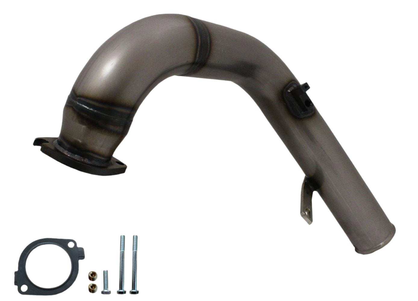 2006-2010 Duramax HD Passenger Side Charge Tube (PGD0610BT)-Intercooler Piping-Pusher-PGD0610BT_N-Dirty Diesel Customs