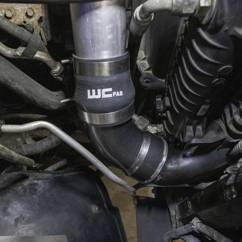 2006-2010 Duramax Passenger Side Intercooler Outlet Elbow Kit (WCF100466)-Intercooler Kit-Wehrli Custom Fabrication-Dirty Diesel Customs