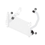 2006-2010 Duramax Silicone Hose Kit w/ S.S. Clamps (115910610)-Intercooler Hose Kit-PPE-Dirty Diesel Customs