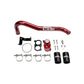 2006-2010 LBZ/ LMM Duramax Top Outlet Billet Thermostat Housing & Upper Coolant Pipe Kit For Dual CP3 (WCF100424)-Coolant Pipes-Wehrli Custom Fabrication-WCF100424-RED-Dirty Diesel Customs