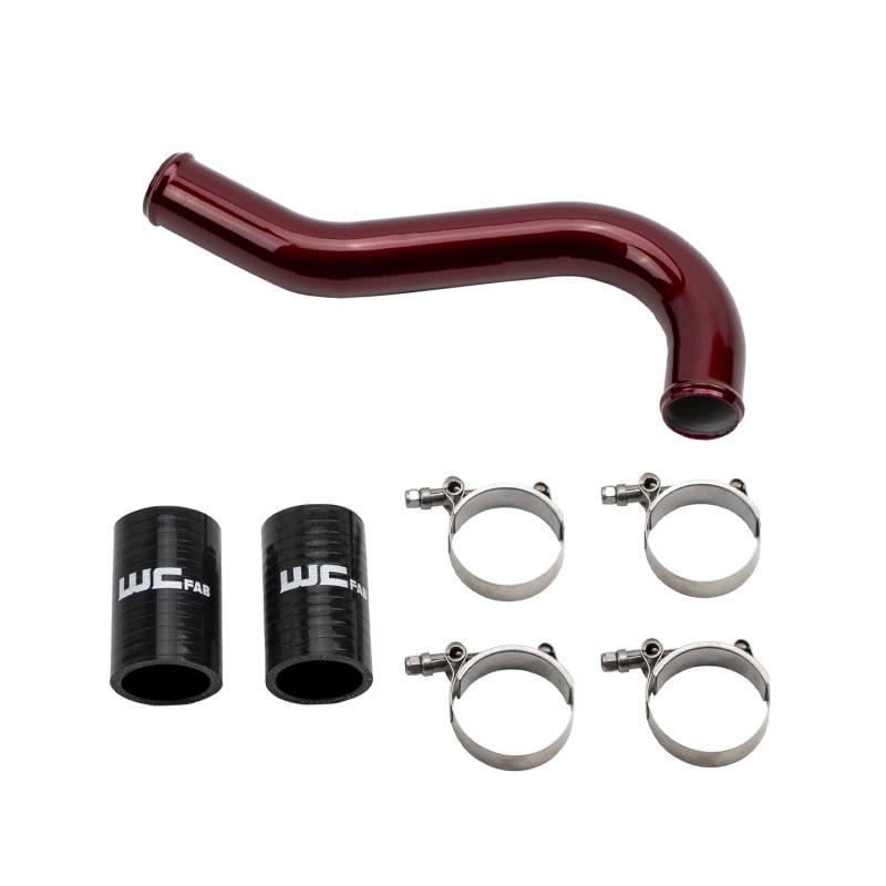 2006-2010 LBZ/ LMM Duramax Upper Coolant Pipe Kit (WCF100622)-Coolant Pipes-Wehrli Custom Fabrication-Dirty Diesel Customs