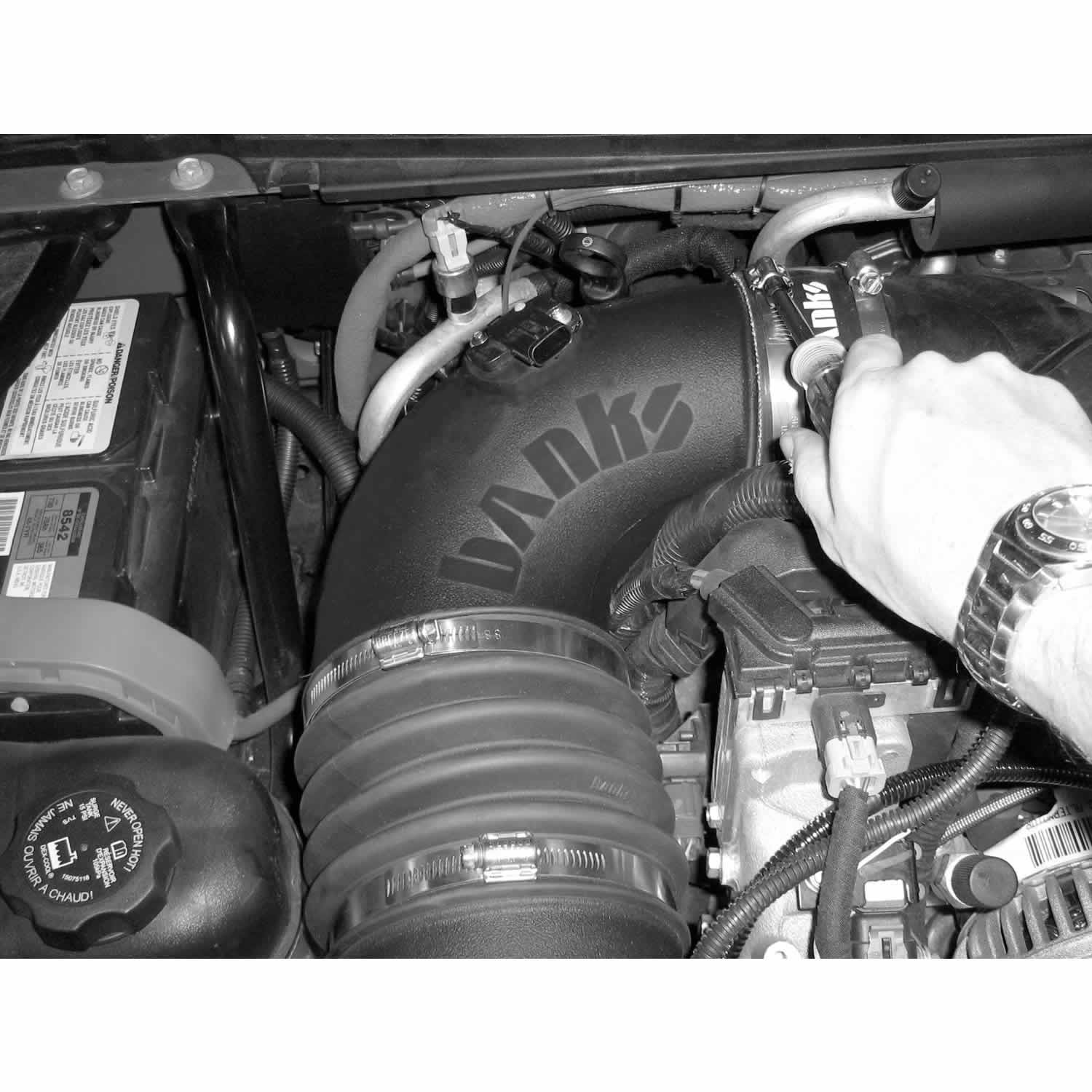 2007-2010 Duramax Cold Air Intake Kit (42172-D)-Intake Kit-Banks Power-Dirty Diesel Customs