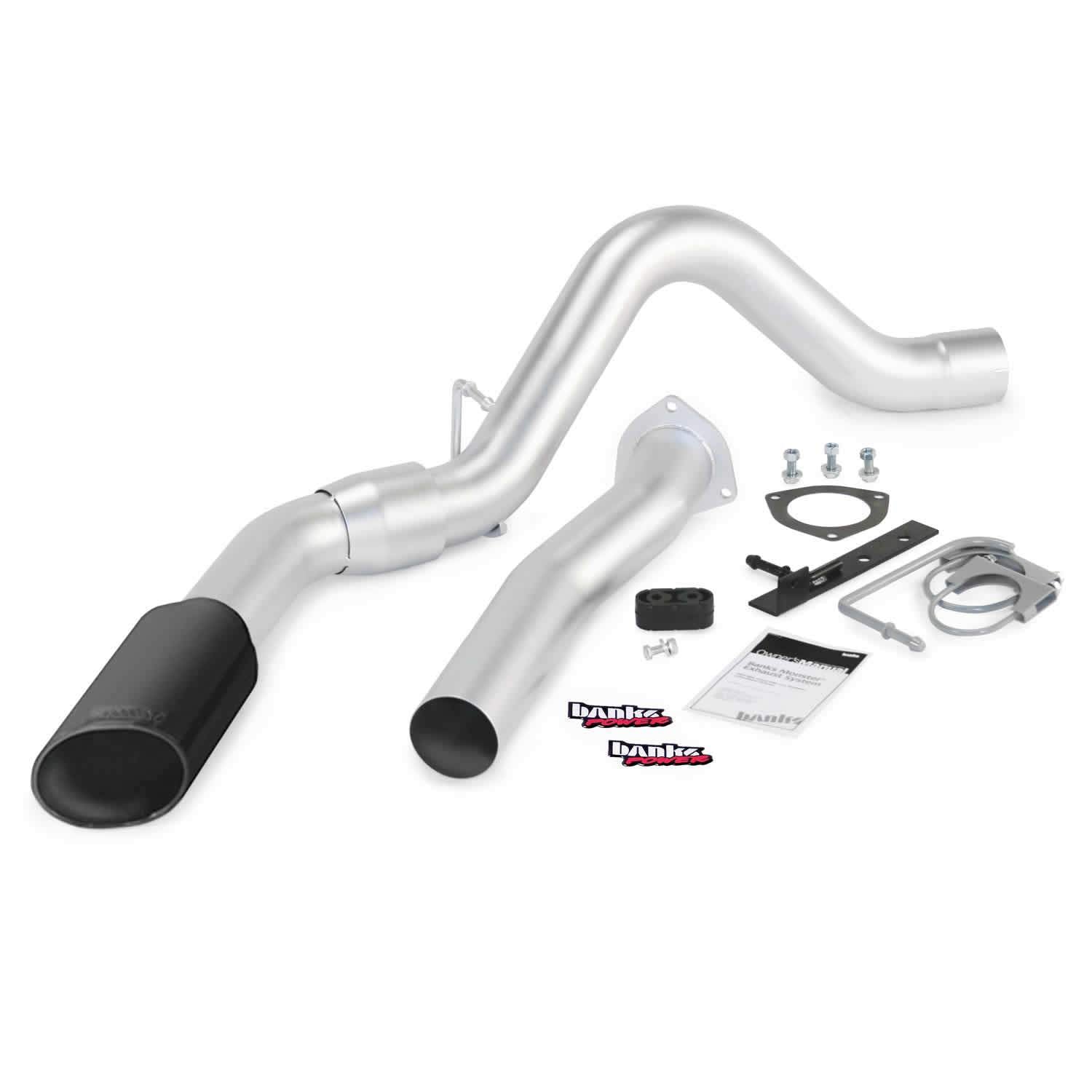 2007-2010 Duramax Exhaust System Kit (47784-B)-Exhaust System Kit-Banks Power-47784-B-Dirty Diesel Customs