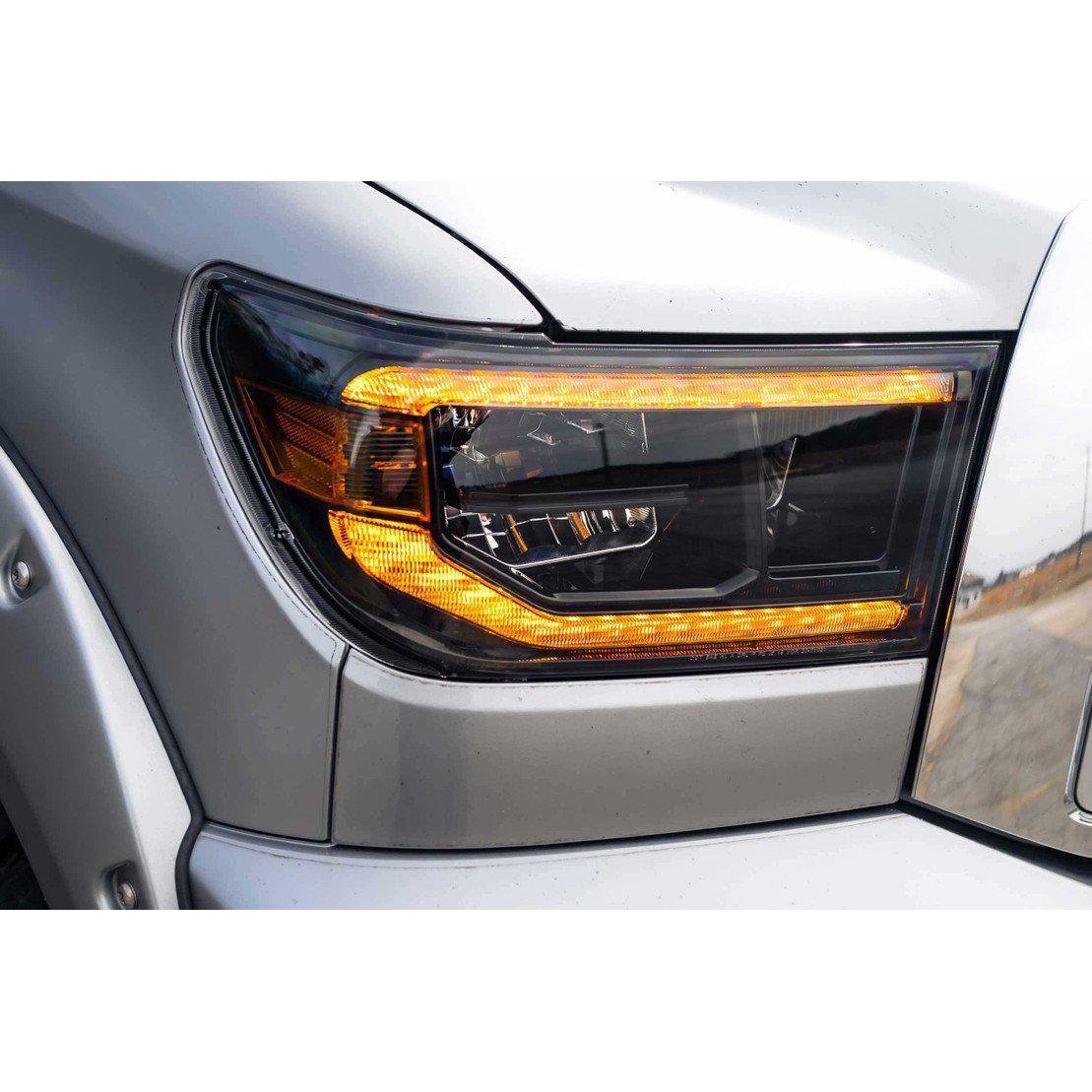 2007-2013 Toyota Tundra XB LED Amber Headlights (LF533-A-ASM)-Headlights-Morimoto-Dirty Diesel Customs
