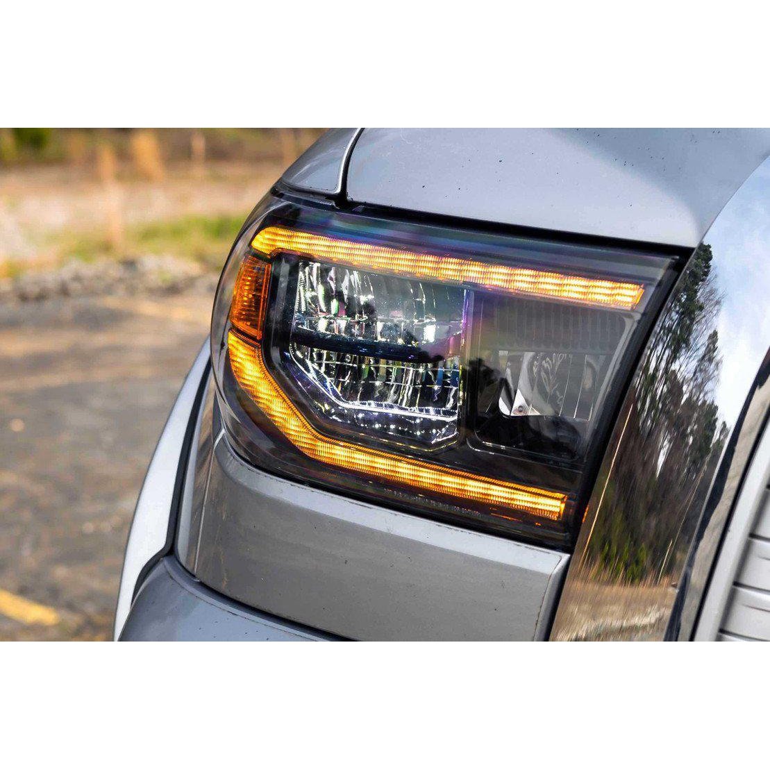 2007-2013 Toyota Tundra XB LED Amber Headlights (LF533-A-ASM)-Headlights-Morimoto-Dirty Diesel Customs