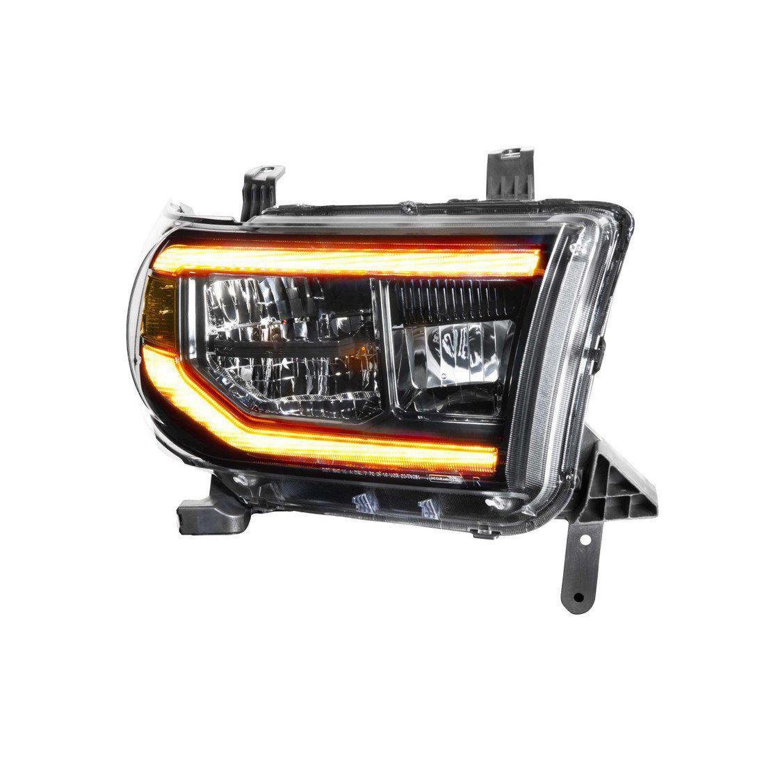 2007-2013 Toyota Tundra XB LED Amber Headlights (LF533-A-ASM)-Headlights-Morimoto-Dirty Diesel Customs