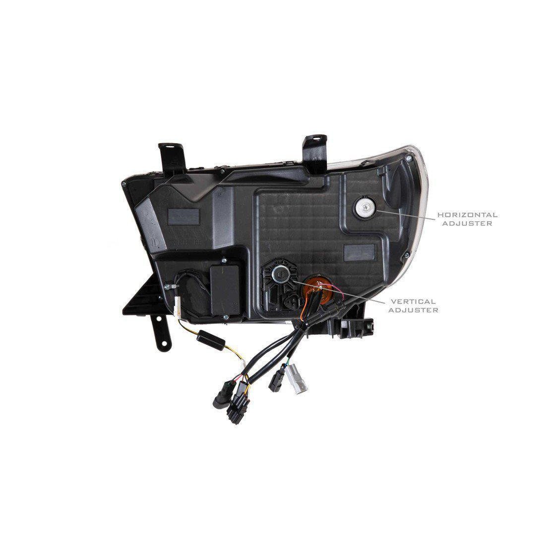 2007-2013 Toyota Tundra XB LED Amber Headlights (LF533-A-ASM)-Headlights-Morimoto-Dirty Diesel Customs