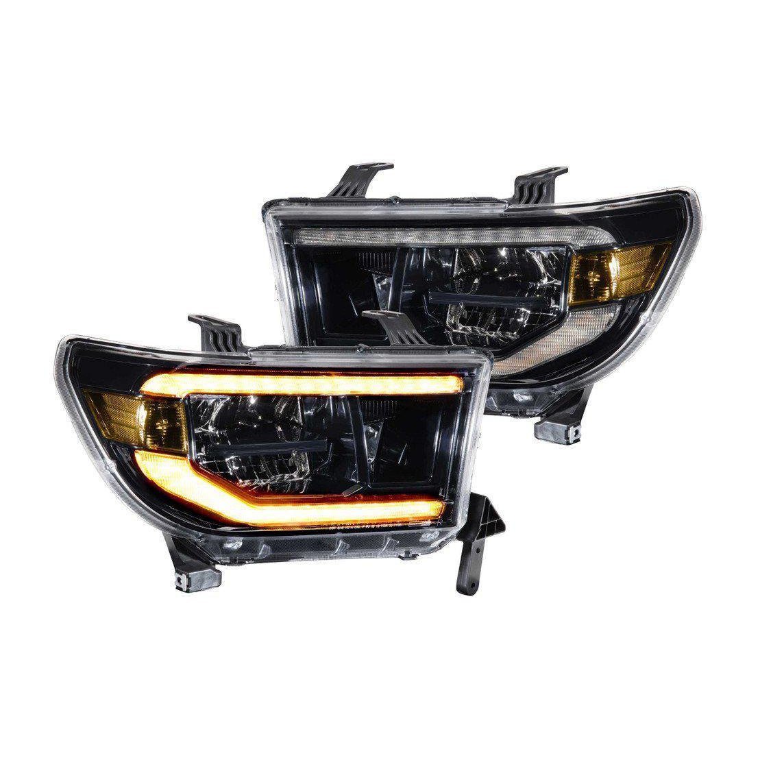 2007-2013 Toyota Tundra XB LED Amber Headlights (LF533-A-ASM)-Headlights-Morimoto-Dirty Diesel Customs