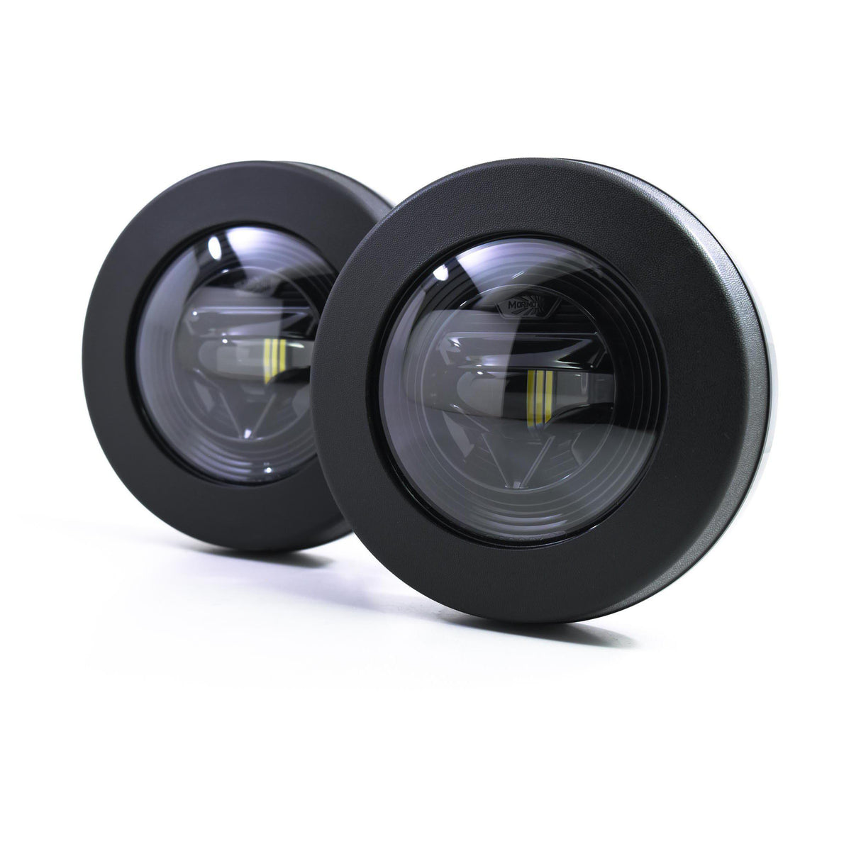 2007-2015 Duramax XB Black LED Fog Lights (LF380)-Fog Lights-Morimoto-Dirty Diesel Customs