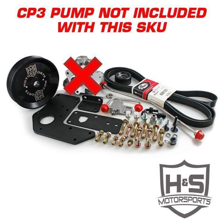 2007-2018 Cummins Dual High Pressure Fuel Kit - W/O CP3 (211004-1)-Dual Fuel Kit-H&S Motorsports-Dirty Diesel Customs