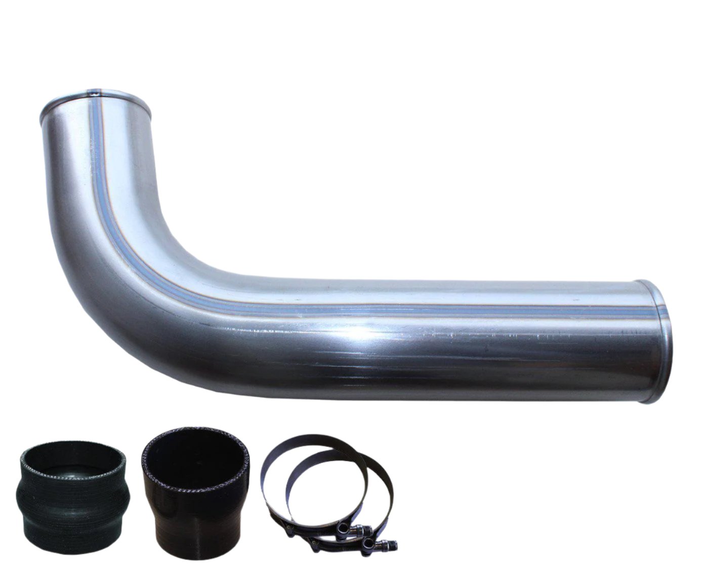 2007.5-2009 Cummins 3.5" Mega Driver-side Intercooler Tube (PDC0709BT)-Intercooler Piping-Pusher-PDC0709BT_N-Dirty Diesel Customs
