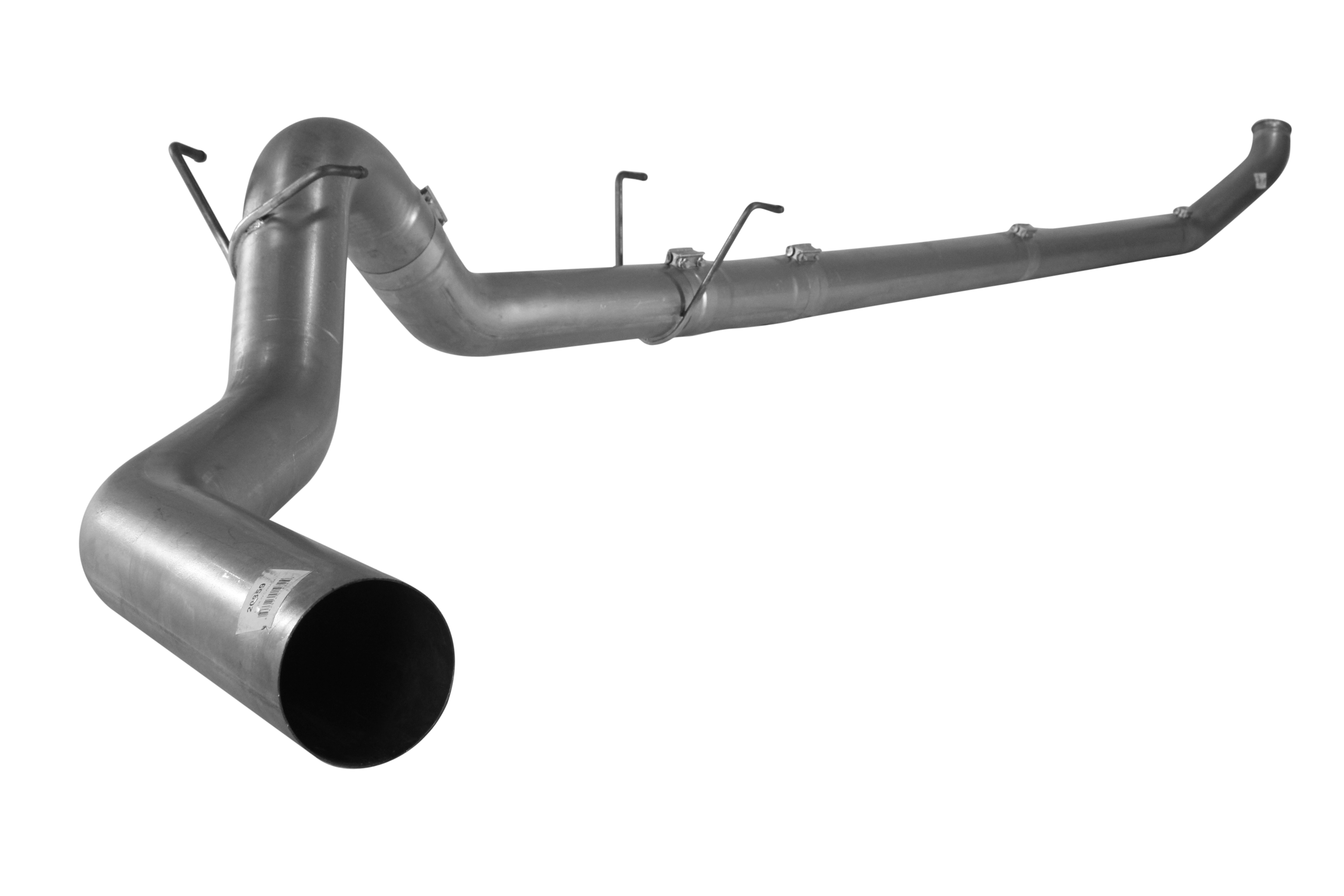 2007.5-2009 Cummins C&C 5" Turbo-Back Single Exhaust No Muffler (FLO 644)-Turbo Back Exhaust System-Flo-Pro-FLO-644-Dirty Diesel Customs
