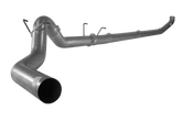 2007.5-2009 Cummins C&C 5" Turbo-Back Single Exhaust No Muffler (FLO 644)-Turbo Back Exhaust System-Flo-Pro-FLO-644-Dirty Diesel Customs