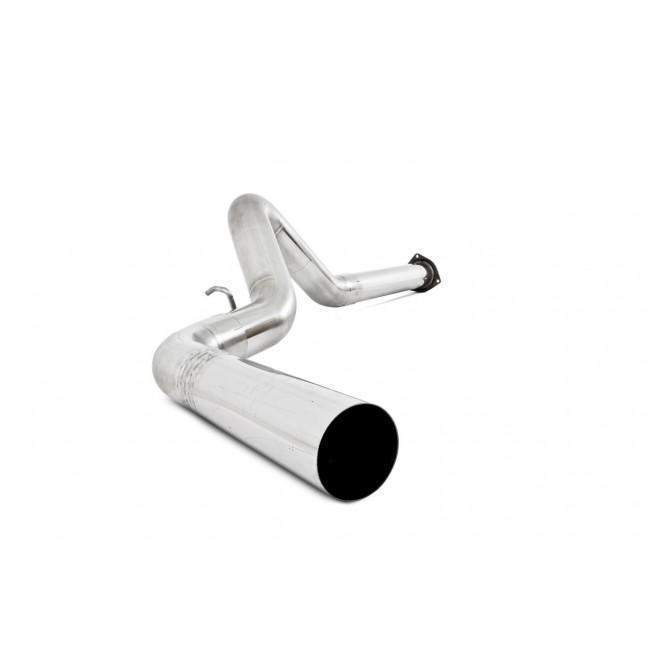2007.5-2010 Duramax 4" SS Filter Back Exhaust - No Muffler (S6026SLM)-Filter Back Exhaust System-MBRP-Dirty Diesel Customs