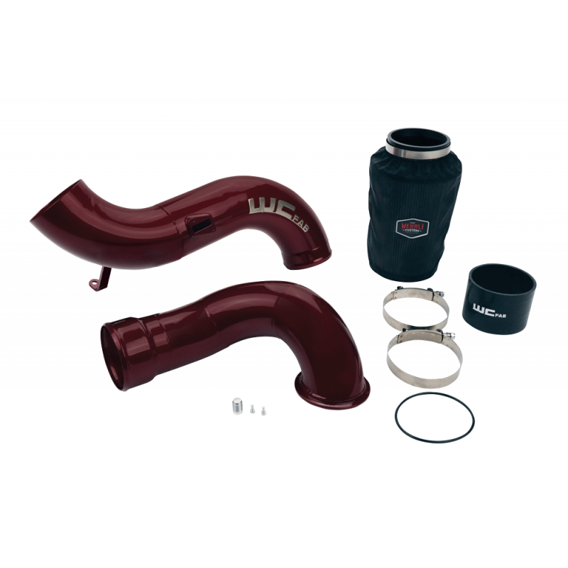 2007.5-2010 Duramax 4" Stage 2 Intake Kit (WCF100639)-Intake Kit-Wehrli Custom Fabrication-Dirty Diesel Customs