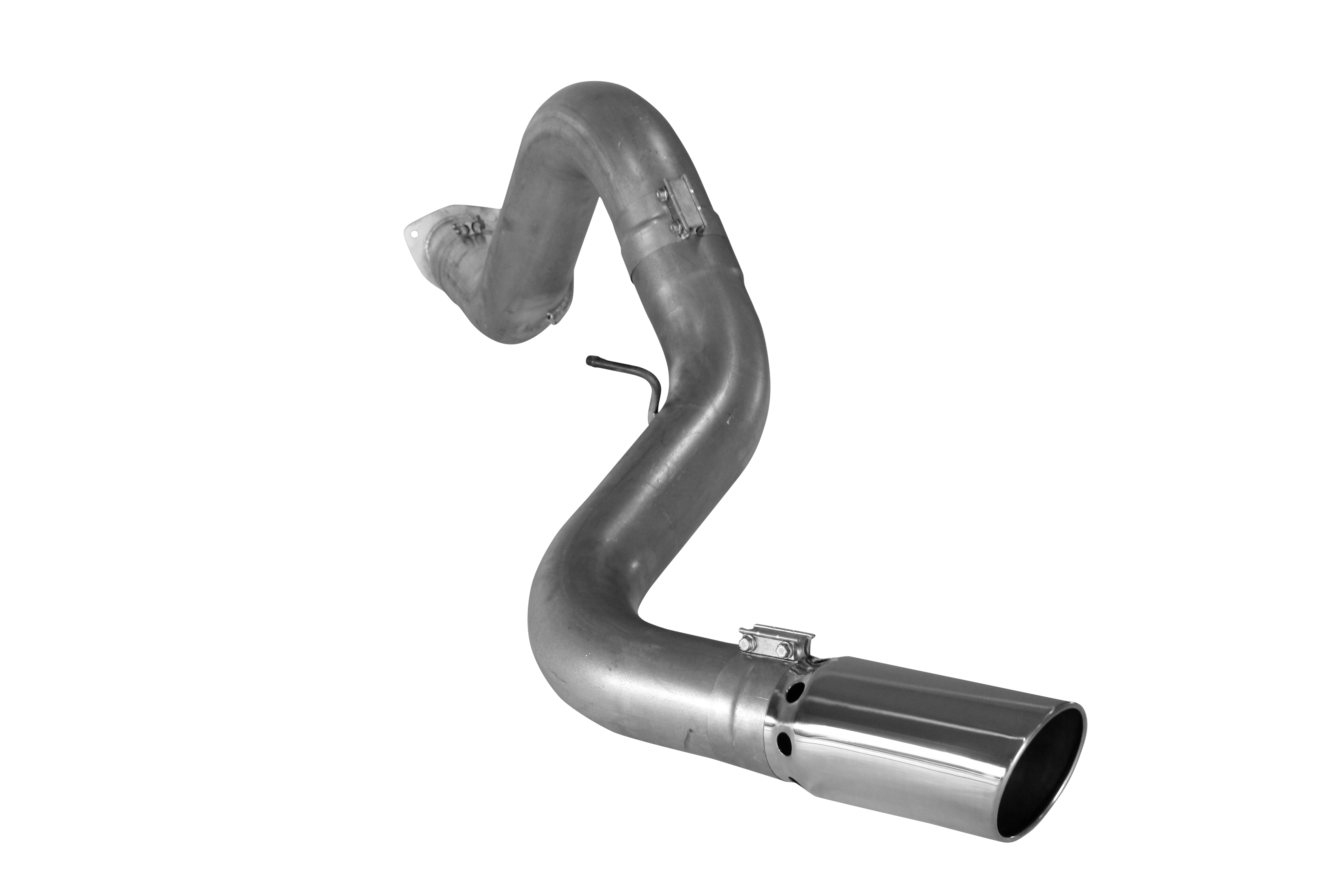 2007.5-2010 Duramax 5" DPF Back Exhaust System - No Muffler (FLO 628)-Filter Back Exhaust System-Flo-Pro-FLO-628-Dirty Diesel Customs