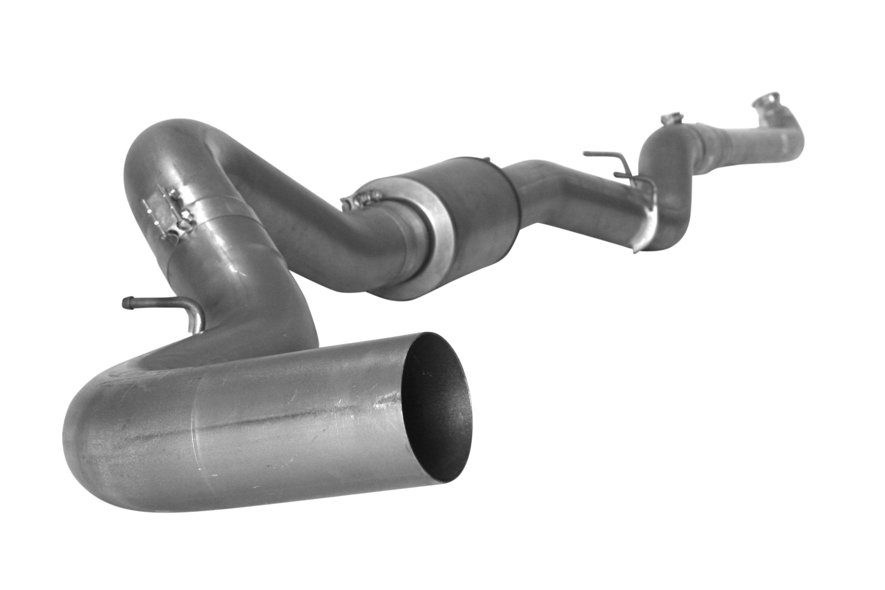 2007.5-2010 Duramax 5" Downpipe Back Exhaust System w/ Muffler (FLO 634)-Downpipe Back Exhaust System-Flo-Pro-FLO-634-Dirty Diesel Customs