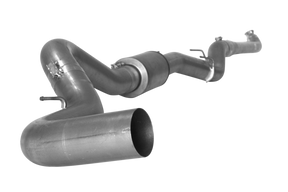 2007.5-2010 Duramax 5" Downpipe Back Exhaust System w/ Muffler (FLO 634)-Downpipe Back Exhaust System-Flo-Pro-FLO-634-Dirty Diesel Customs